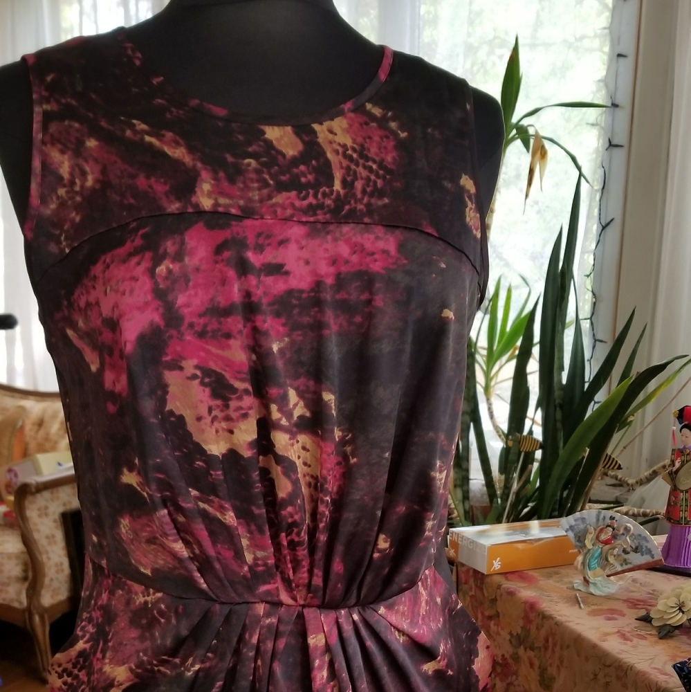 Black and Fucsia Dress